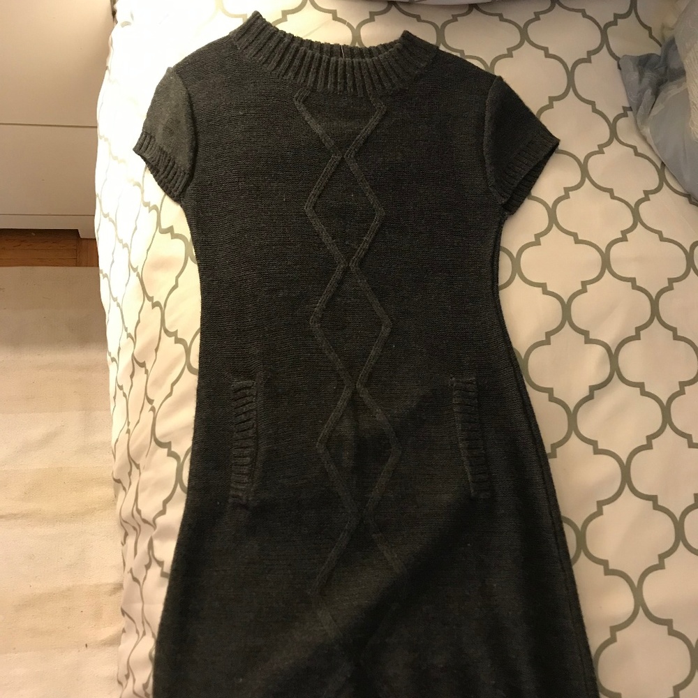 Grey Sweater Dress By Florence E.